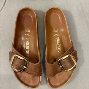 Birkenstock Madrid Big Buckle Oiled Leather